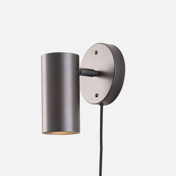 Lisslune | Adjustable, tubular reading wall lamp minimalist metal 1-light bedside spotlight