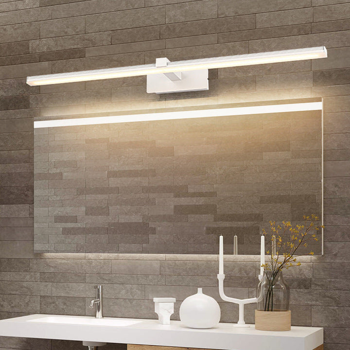 Lisslune | Stripe-shaped bathroom wall lighting acrylic minimalist LED wall-mounted light fixture