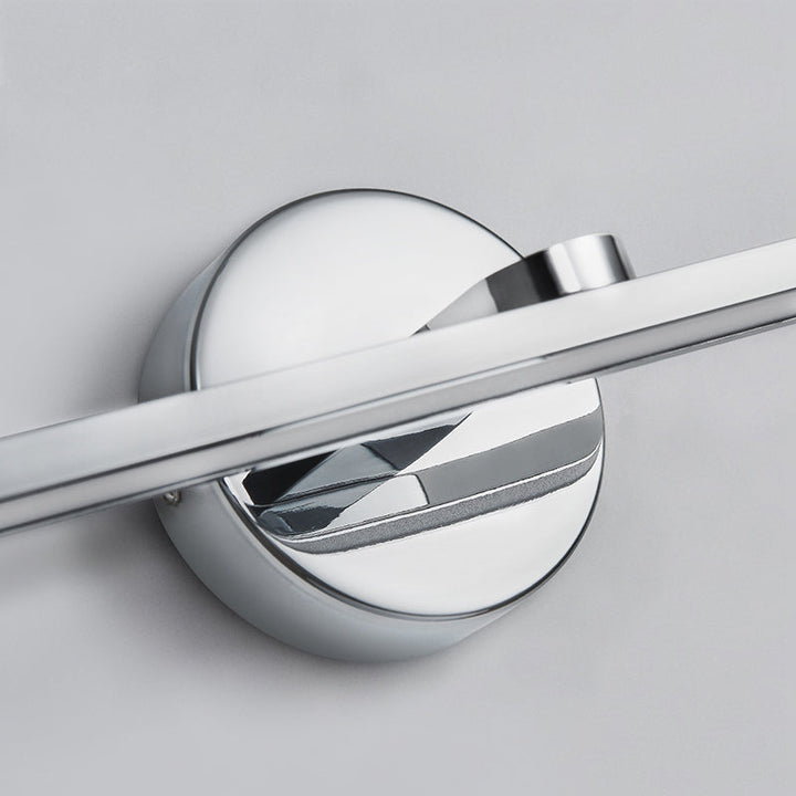 Lisslune | Elliptical Metal LED Wall Lamp Simple Style Vanity Wall Lamp Fixture for Bathroom