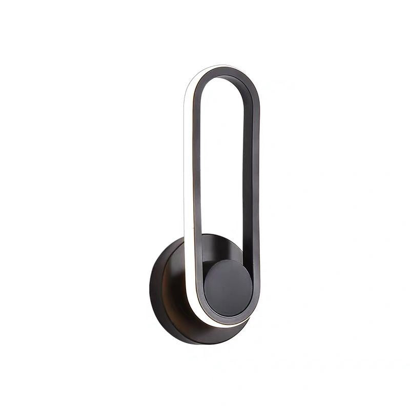 Skørter | Rotatable Oblong Wall Mounted Lamp Nordic Metal LED Wall Light Wall Lighting for Bedroom