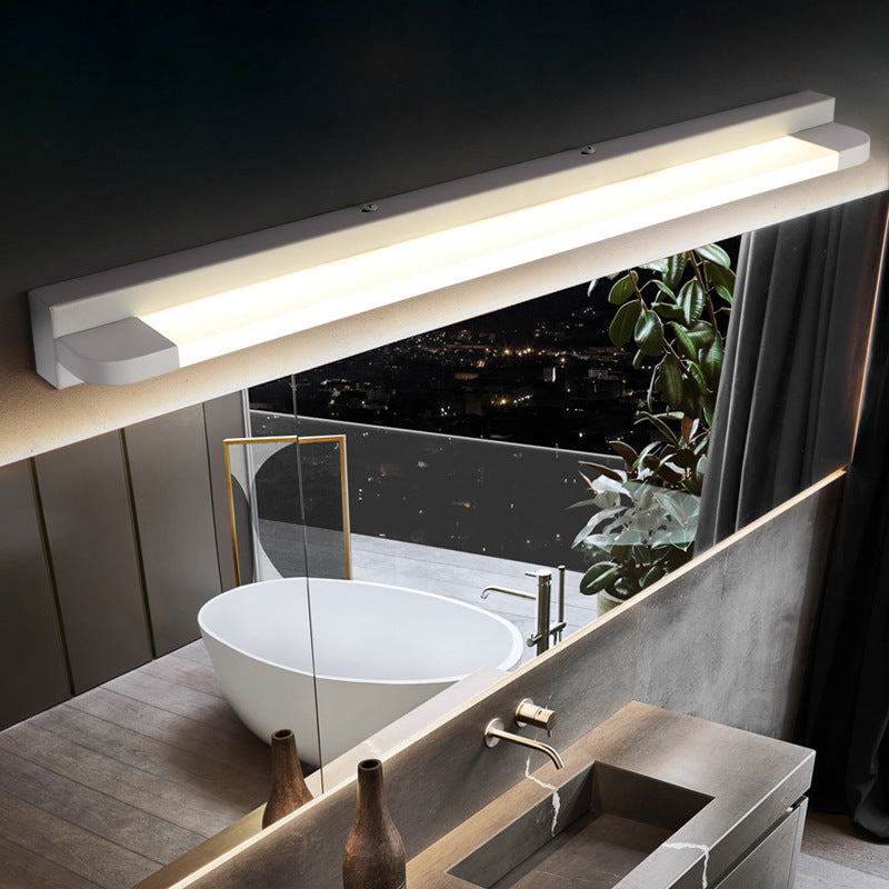 Skørter | Bar-shaped bathroom wall lamp acrylic LED cosmetic wall light with rounded corners