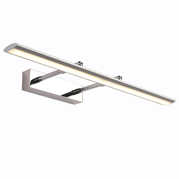 Lisslune | Modern Beam-Shaped Vanity Wall Light Stainless Steel Bathroom LED Wall Light with Adjustable Joint