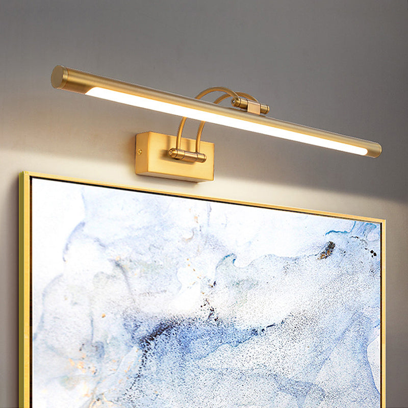 Lisslune | Minimalist LED Wall Light Tubulaire Adjustable Vanity Light with Plastic Shade