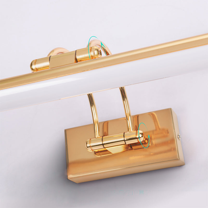 Lisslune | Minimalist LED Wall Light Tubulaire Adjustable Vanity Light with Plastic Shade