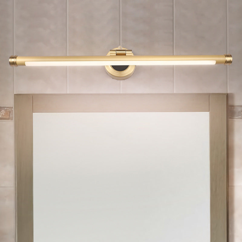 Skørter | Traditional Oval Vanity Light Metal LED Wall Lamp with Adjustable Arm
