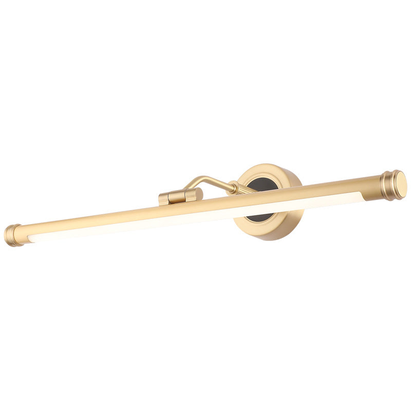 Skørter | Traditional Oval Vanity Light Metal LED Wall Lamp with Adjustable Arm