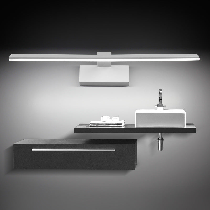 Skørter | Rectangular Bath LED Mirror Lighting Acrylic Minimalist Makeup Wall Lighting Fixture