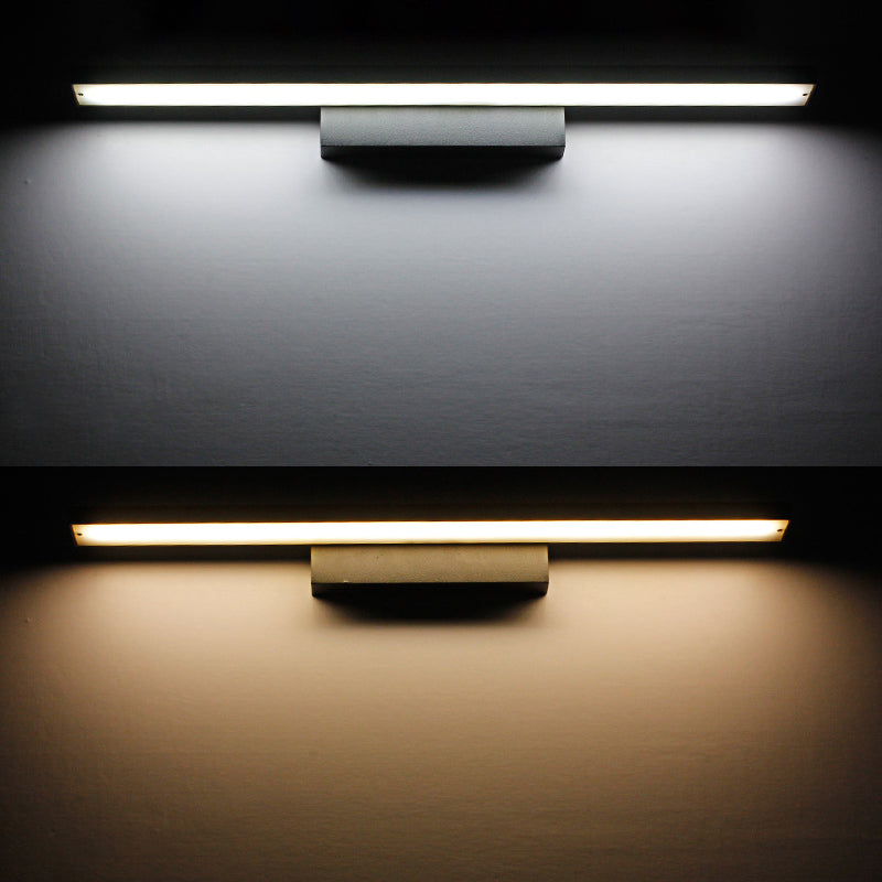 Lisslune | Modern Rectangular LED Wall Light Sconce Aluminum Bathroom Vanity Lighting Ideas