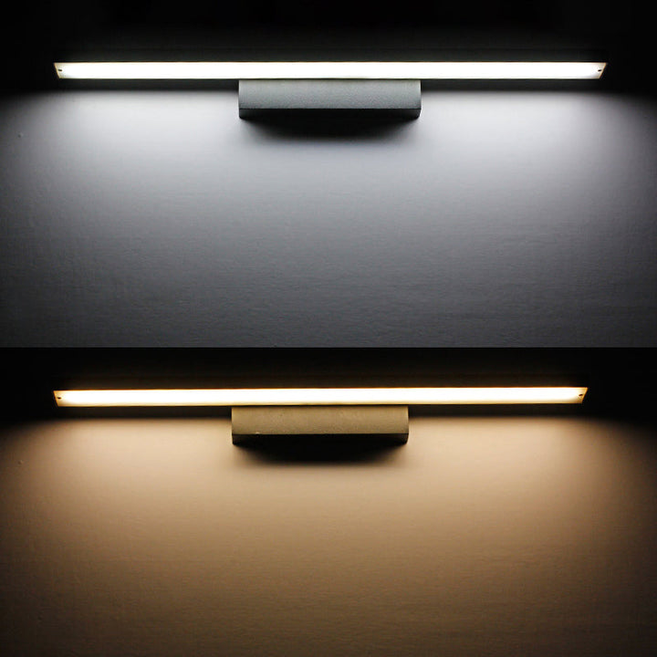 Lisslune | Modern Rectangular LED Wall Light Sconce Aluminum Bathroom Vanity Lighting Ideas
