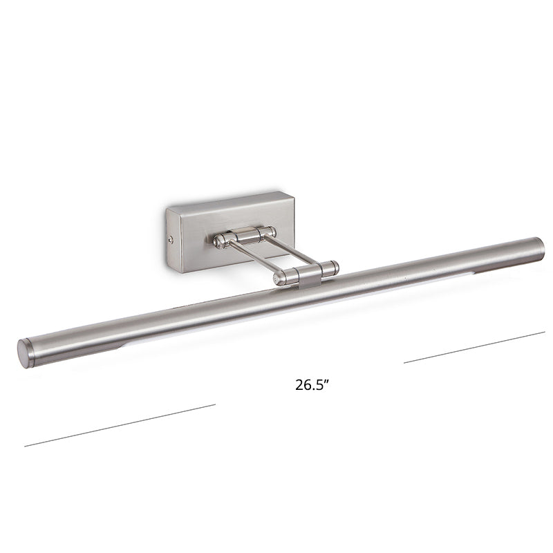 Skørter | Rotatable Tubular Vanity Wall Lamp Antique Style Metal LED Wall Mount Lighting