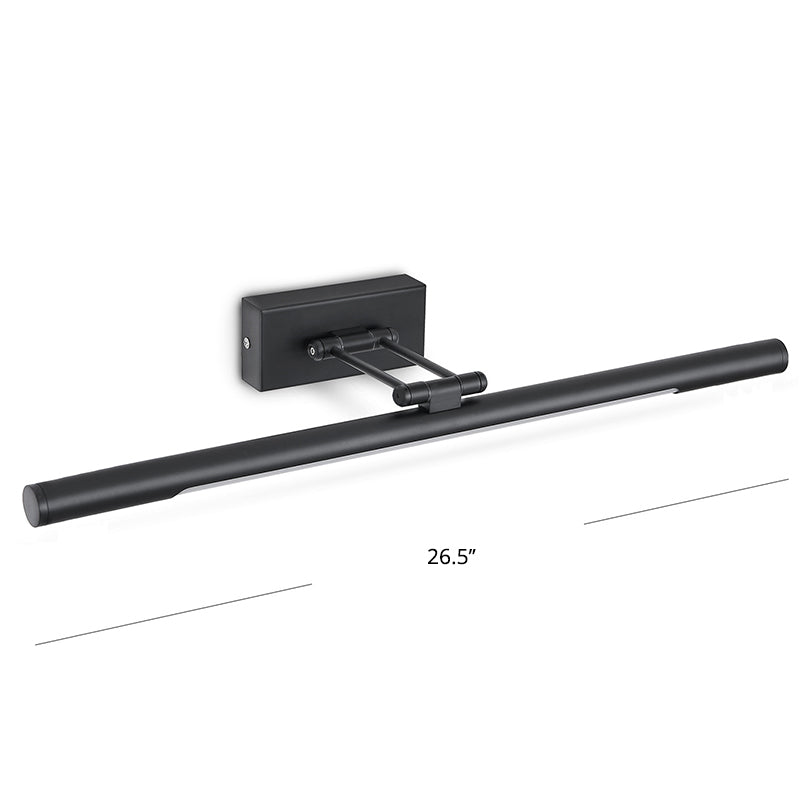 Skørter | Rotatable Tubular Vanity Wall Lamp Antique Style Metal LED Wall Mount Lighting