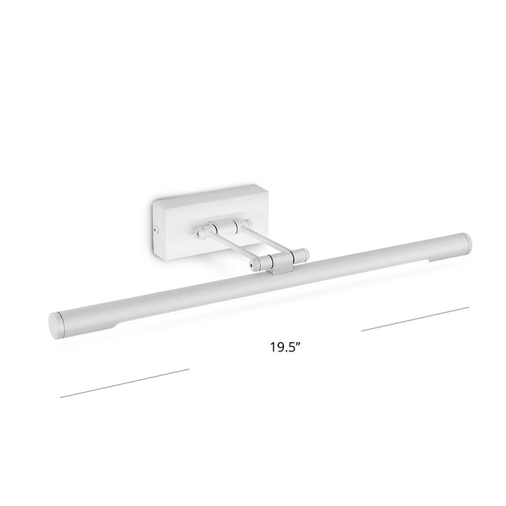 Skørter | Rotatable Tubular Vanity Wall Lamp Antique Style Metal LED Wall Mount Lighting