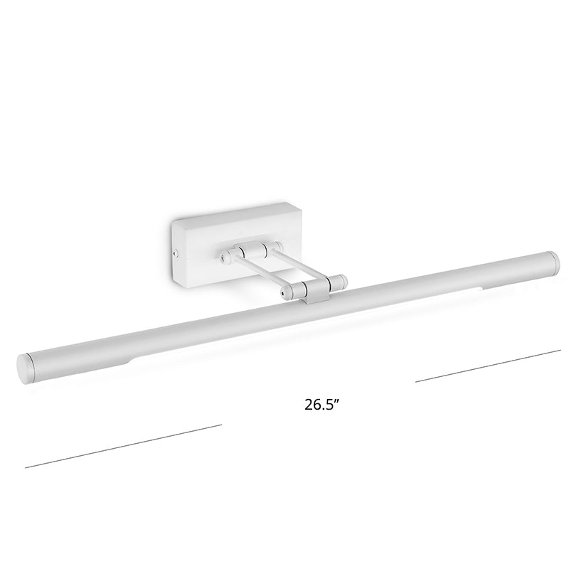 Skørter | Rotatable Tubular Vanity Wall Lamp Antique Style Metal LED Wall Mount Lighting