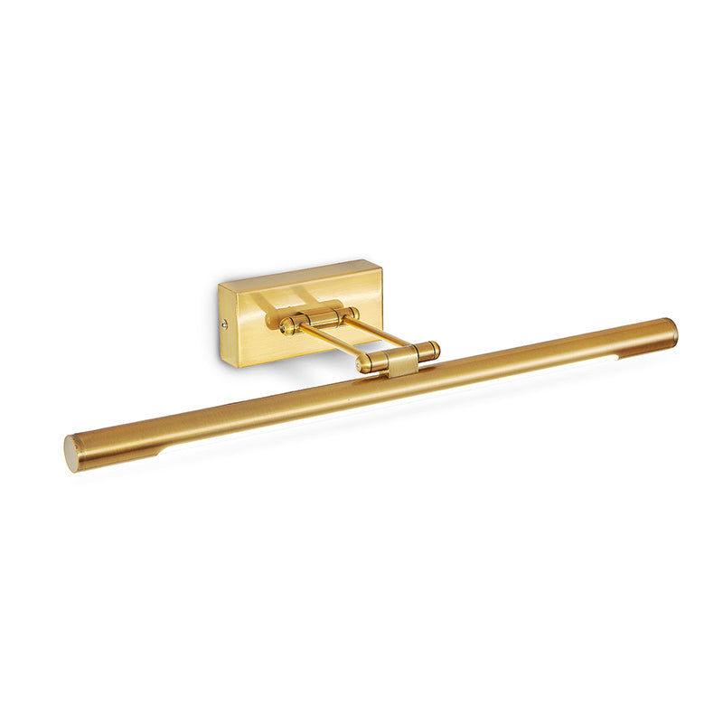 Skørter | Rotatable Tubular Vanity Wall Lamp Antique Style Metal LED Wall Mount Lighting