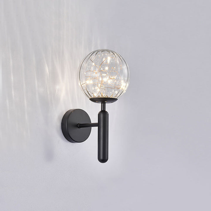 Lisslune | Postmodern Wall Light Ball LED Star Wall Lighting with Glass Shade for the Bedroom