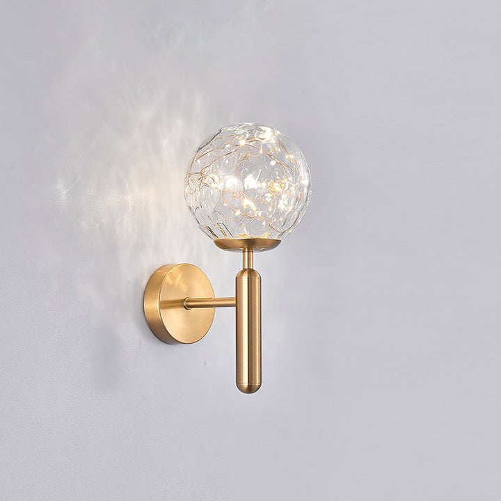 Lisslune | Postmodern Wall Light Ball LED Star Wall Lighting with Glass Shade for the Bedroom