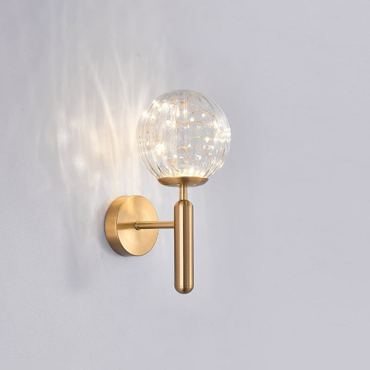 Lisslune | Postmodern Wall Light Ball LED Star Wall Lighting with Glass Shade for the Bedroom