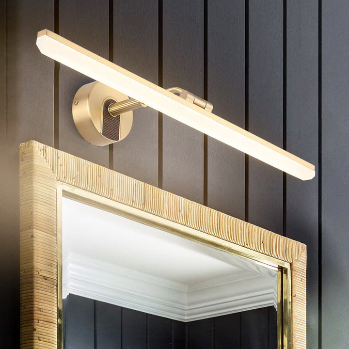 Lisslune | Swing Arm LED Bathroom Light Minimalism Acrylic Wall-Mounted Vanity Light for Bathroom
