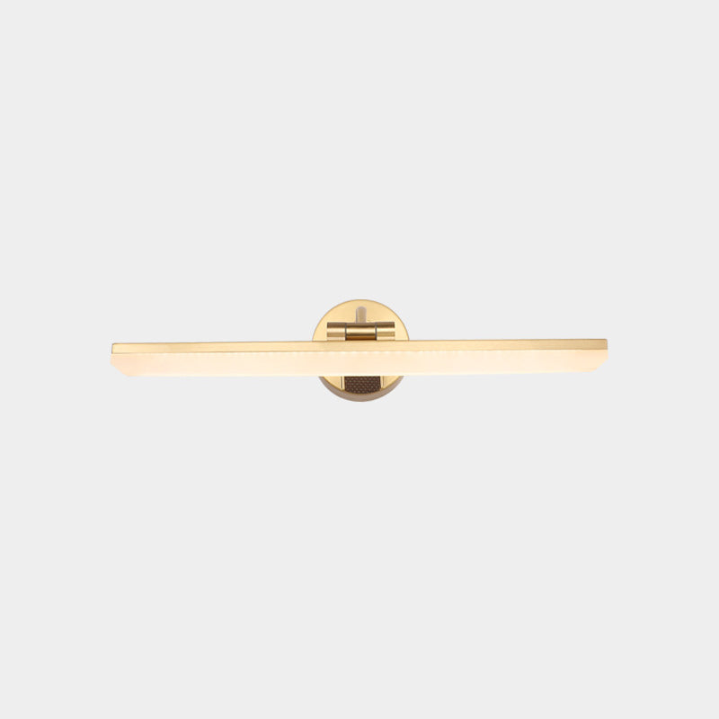 Lisslune | Swing Arm LED Bathroom Light Minimalism Acrylic Wall-Mounted Vanity Light for Bathroom