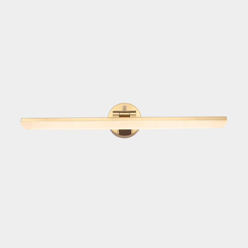 Lisslune | Swing Arm LED Bathroom Light Minimalism Acrylic Wall-Mounted Vanity Light for Bathroom