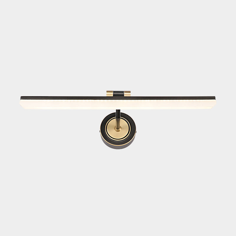 Lisslune | Swing Arm LED Bathroom Light Minimalism Acrylic Wall-Mounted Vanity Light for Bathroom