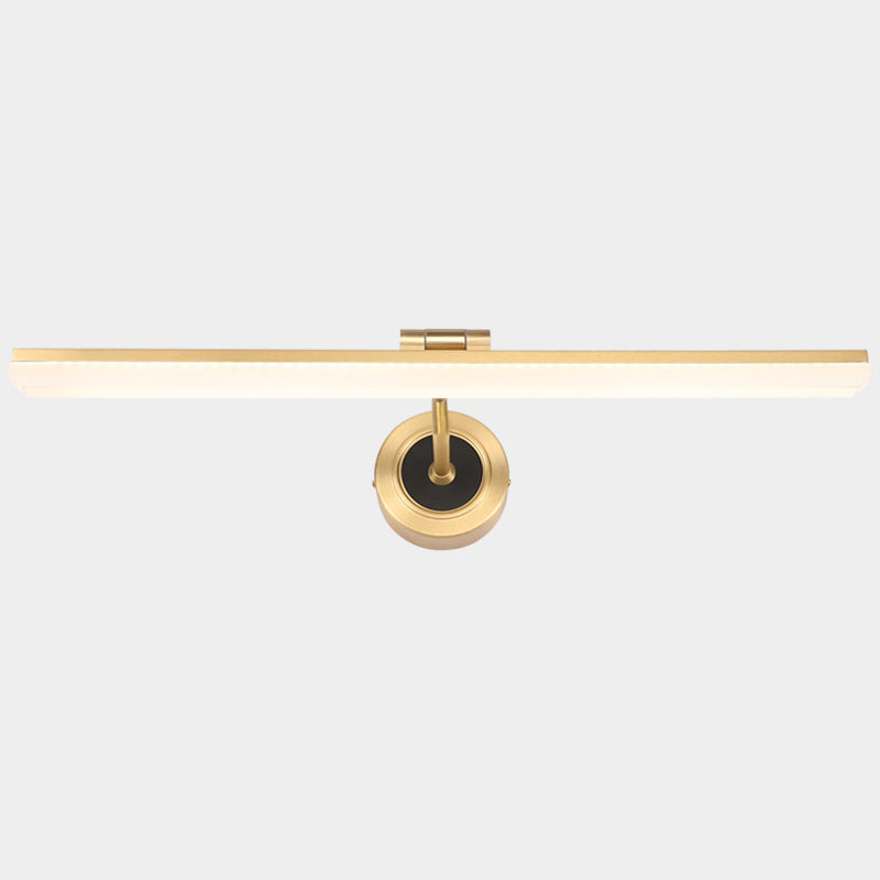 Lisslune | Swing Arm LED Bathroom Light Minimalism Acrylic Wall-Mounted Vanity Light for Bathroom