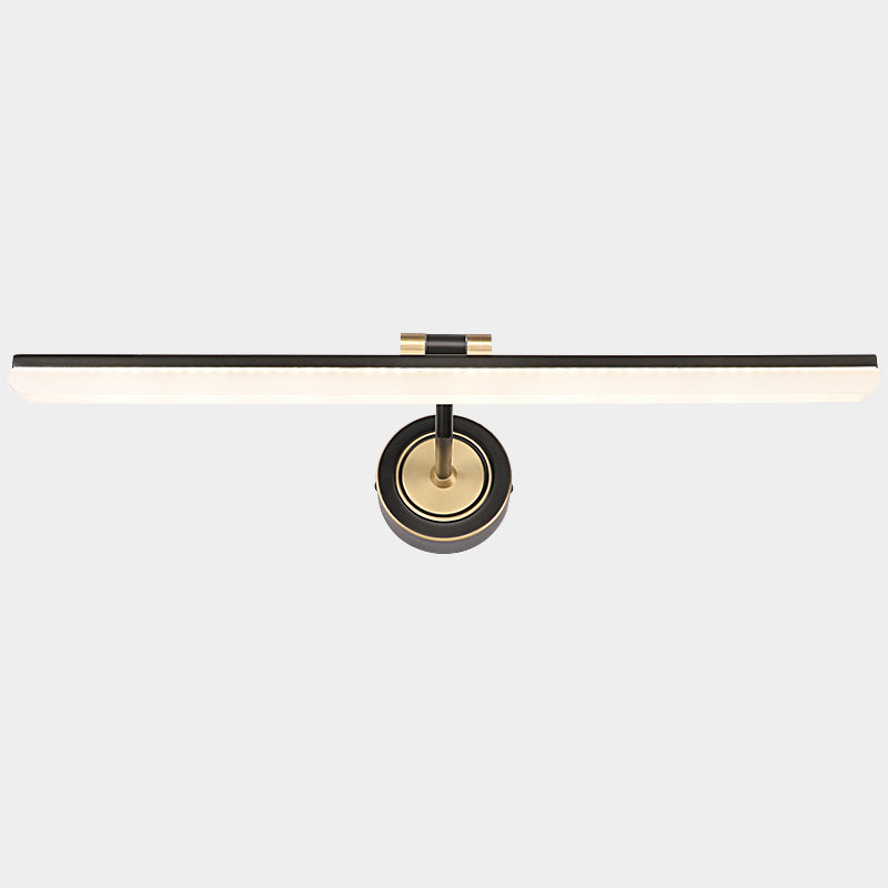 Lisslune | Swing Arm LED Bathroom Light Minimalism Acrylic Wall-Mounted Vanity Light for Bathroom