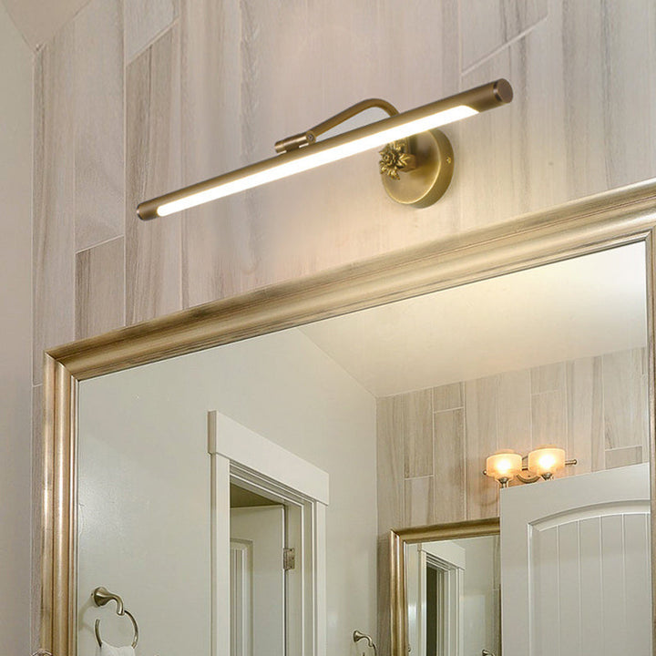 Lisslune | Adjustable Pipe Bath Part Mirrors Light Vintage Metal LED Wall Mounted Lamp