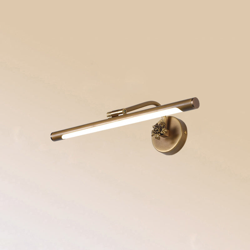 Lisslune | Adjustable Pipe Bath Part Mirrors Light Vintage Metal LED Wall Mounted Lamp