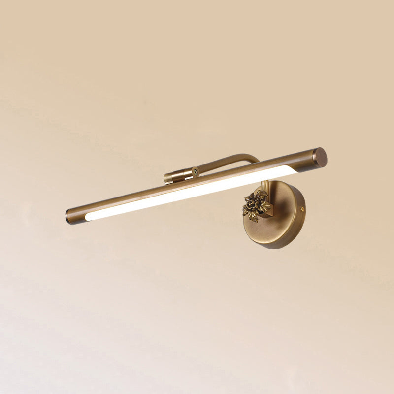 Lisslune | Adjustable Pipe Bath Part Mirrors Light Vintage Metal LED Wall Mounted Lamp