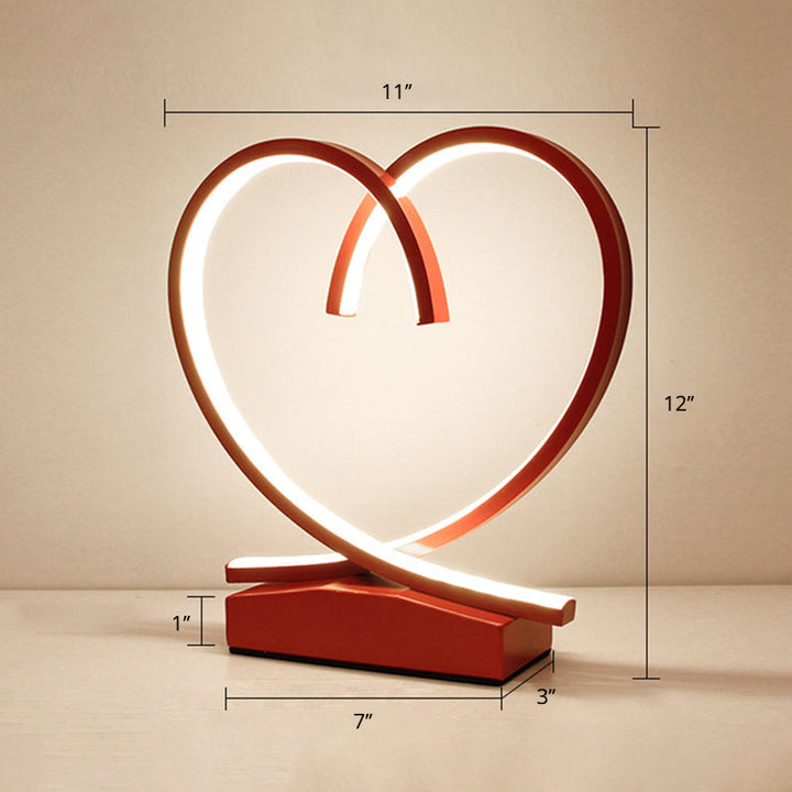 Lisslune | Lumeloop – Modern bow shape romantic table lamp
