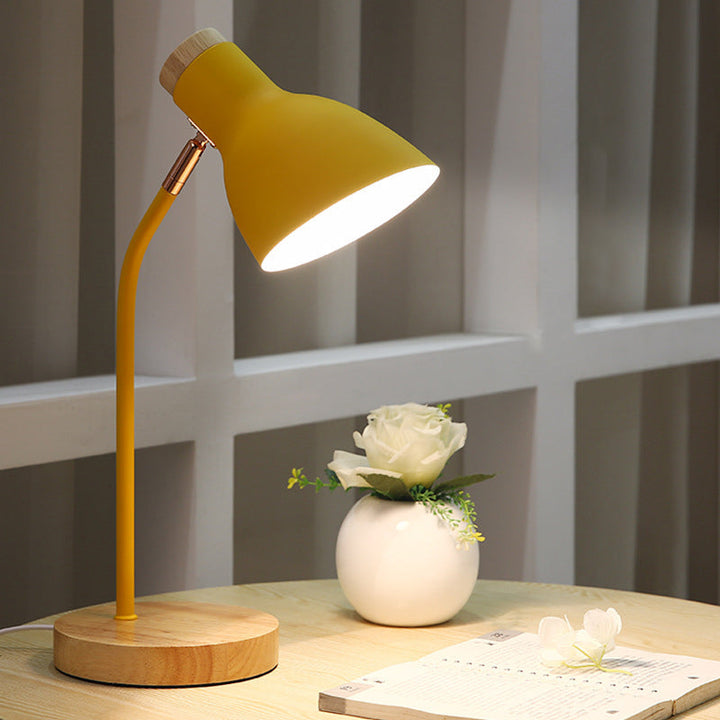 Lisslune | Flashlight-shaped swivel table lamp Macaron Metal 1-light night lamp for children's room