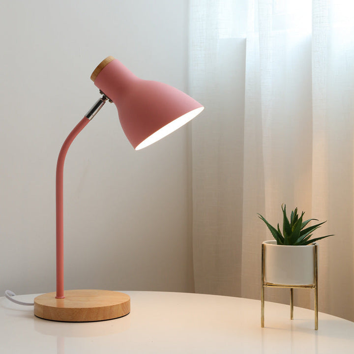 Lisslune | Flashlight-shaped swivel table lamp Macaron Metal 1-light night lamp for children's room
