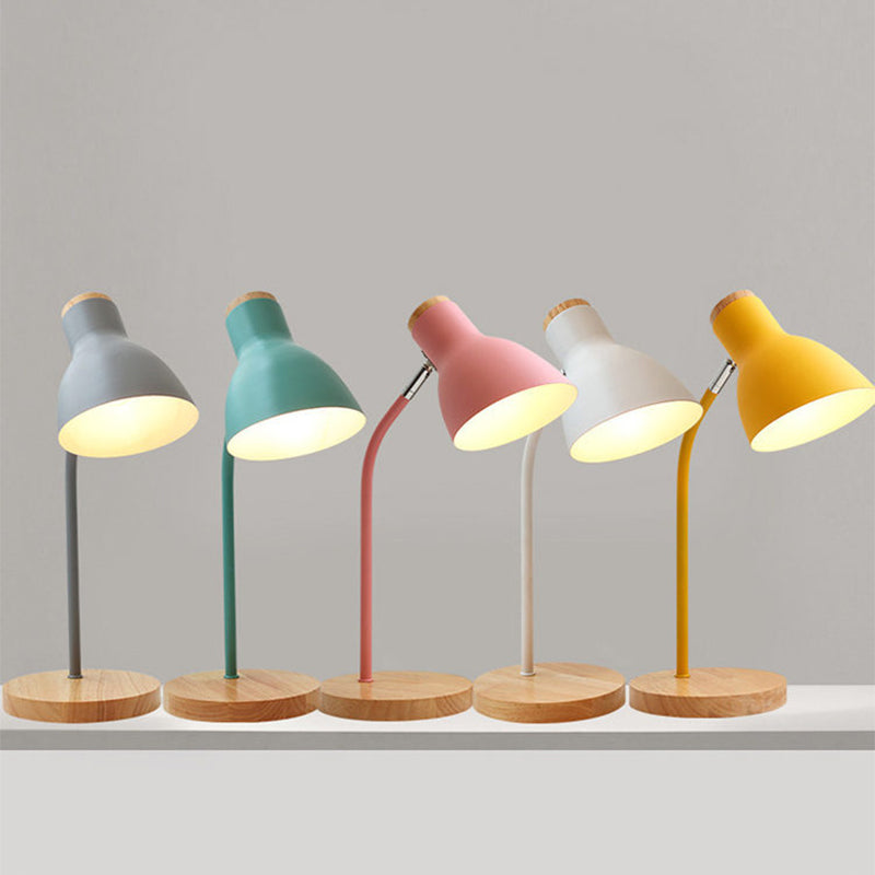 Lisslune | Flashlight-shaped swivel table lamp Macaron Metal 1-light night lamp for children's room