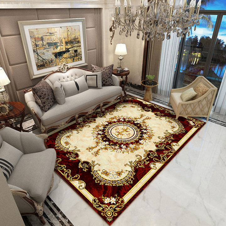 Lisslune | Multicolored Novelty Rug Cotton Blend Plaid Pattern Area Rug Non-Slip Pet Friendly Carpet for the Living Room