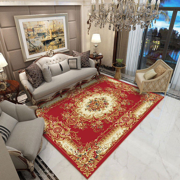 Lisslune | Multicolored Novelty Rug Cotton Blend Plaid Pattern Area Rug Non-Slip Pet Friendly Carpet for the Living Room