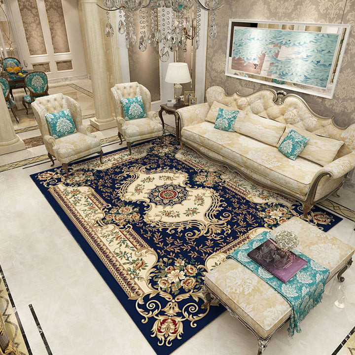 Lisslune | Multicolored Novelty Rug Cotton Blend Plaid Pattern Area Rug Non-Slip Pet Friendly Carpet for the Living Room