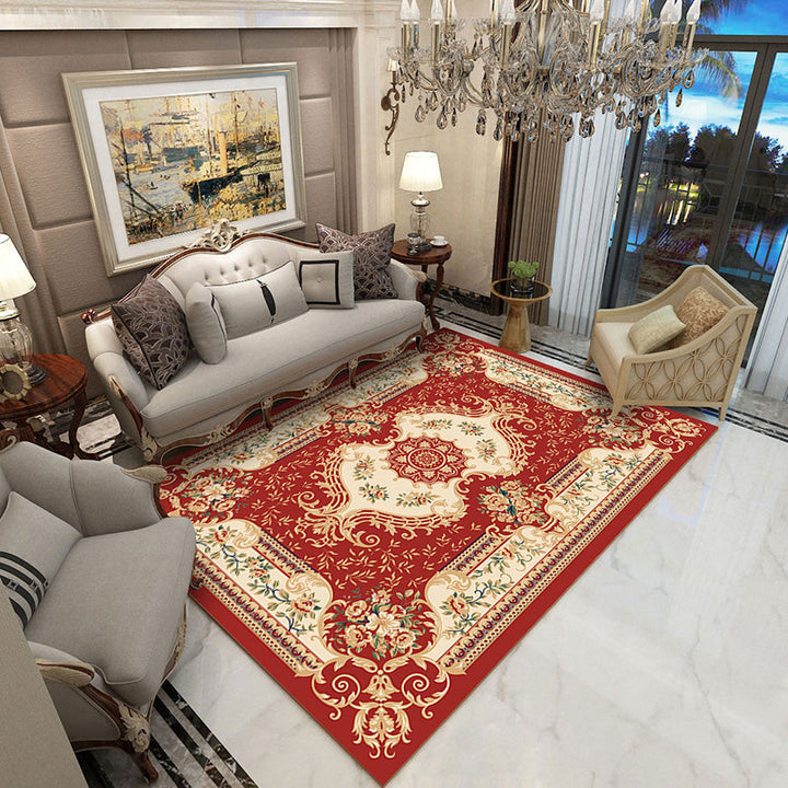 Lisslune | Multicolored Novelty Rug Cotton Blend Plaid Pattern Area Rug Non-Slip Pet Friendly Carpet for the Living Room