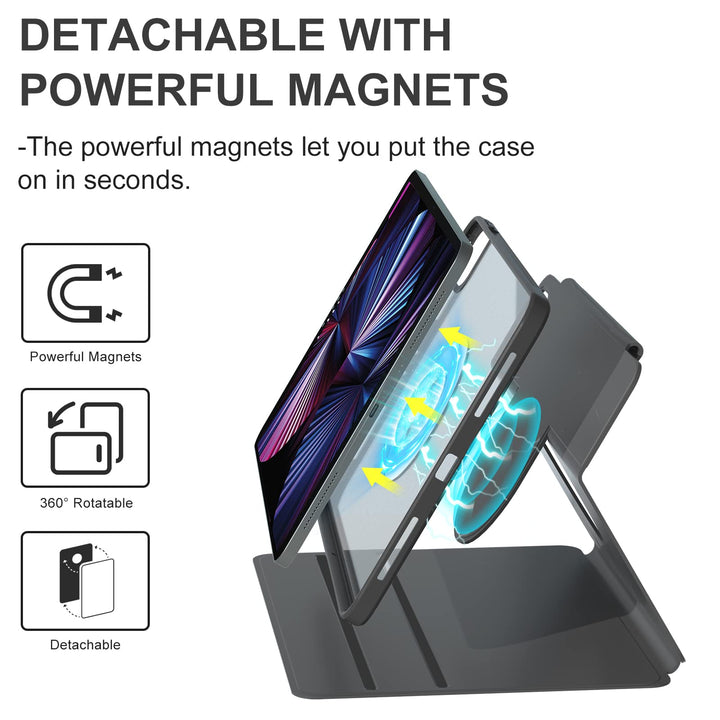 Lisslune | 360° Rotatable Slide Tablet Case