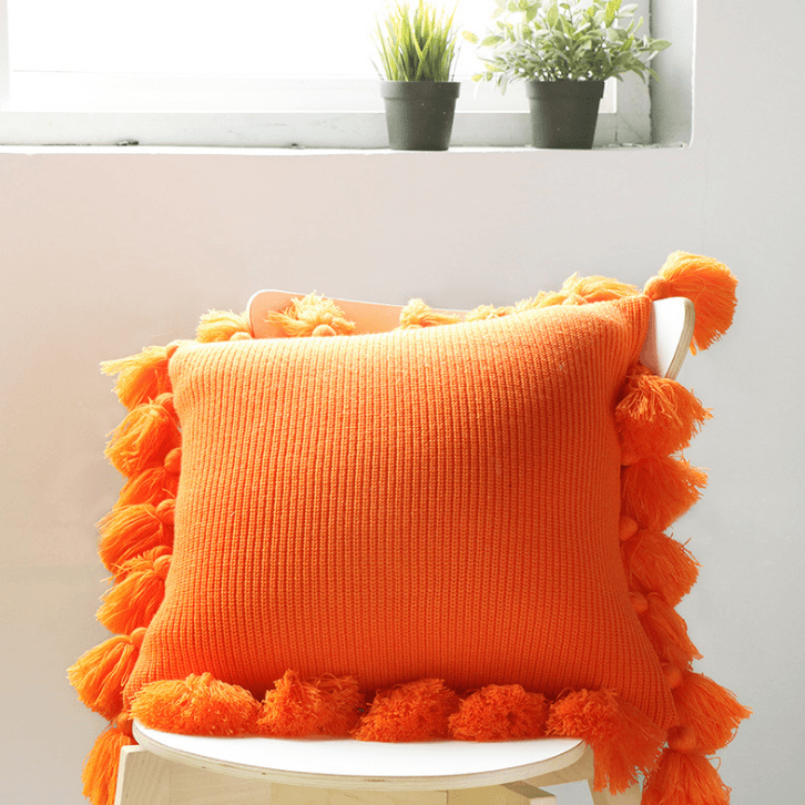 Rynx Bohemian Knit Pastel Color Pillowcase