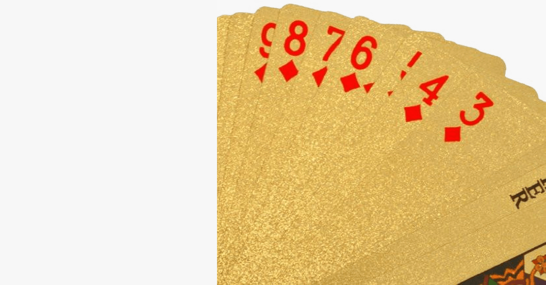 Lisslune | 24K gold-plated playing cards with optional case