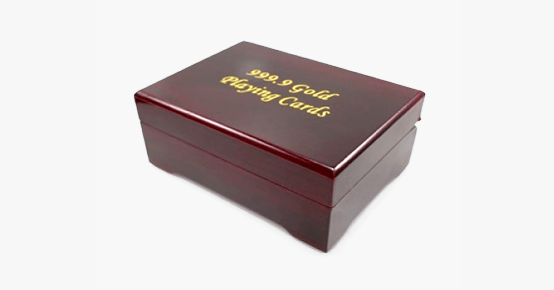 Lisslune | 24K gold-plated playing cards with optional case