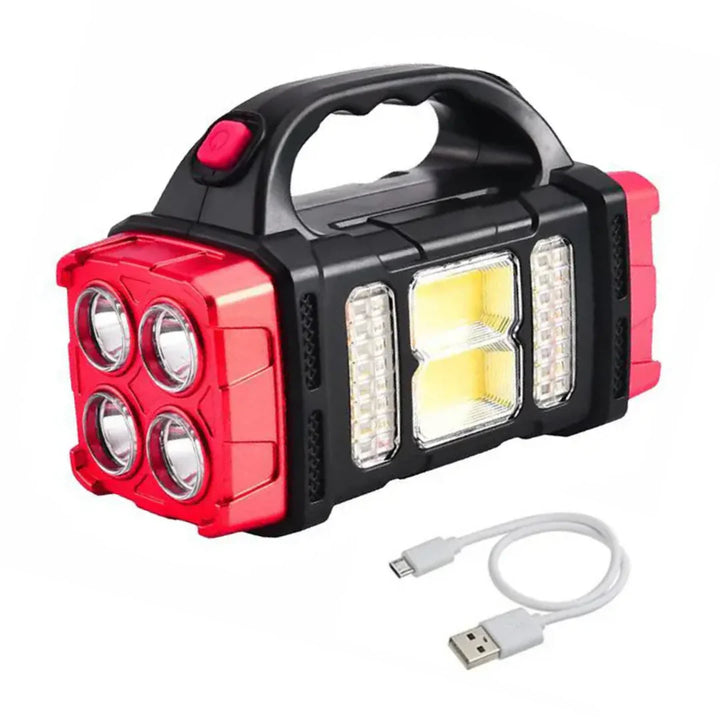 Lisslune | 3-in-1 emergency flashlight with USB charging and carrying handle