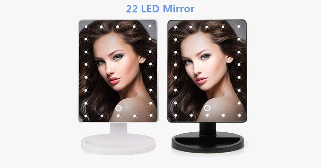 Lisslune | LED Sensor Makeup Mirror with 180-Degree Swivel Function - Use it your way