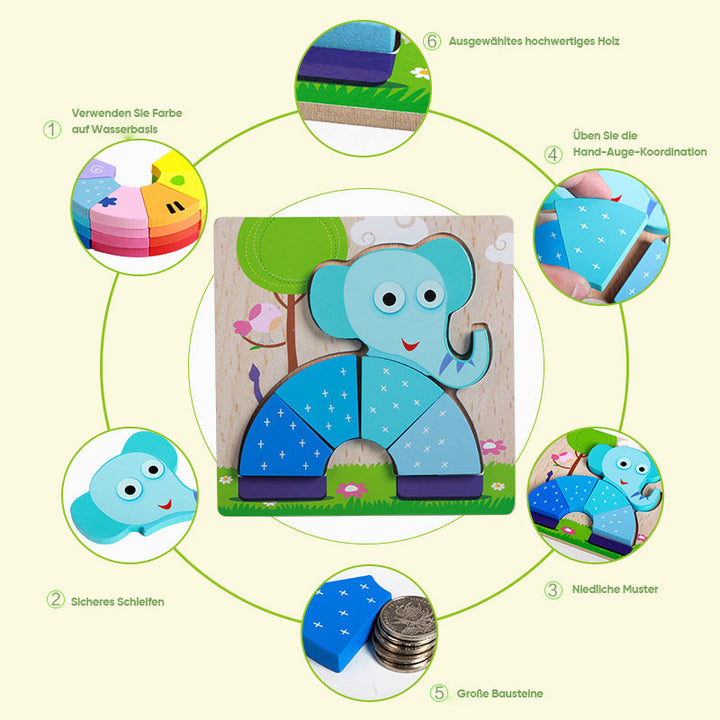 Lisslune | 3D Animal Puzzle