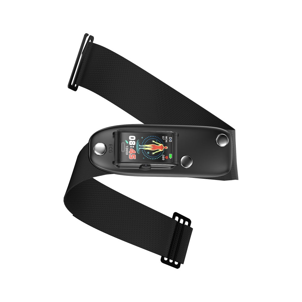 Lisslune | Smart Bracelet 3-Channel EKG Blood Pressure Blood Oxygen Blood Sugar Sleep Detection