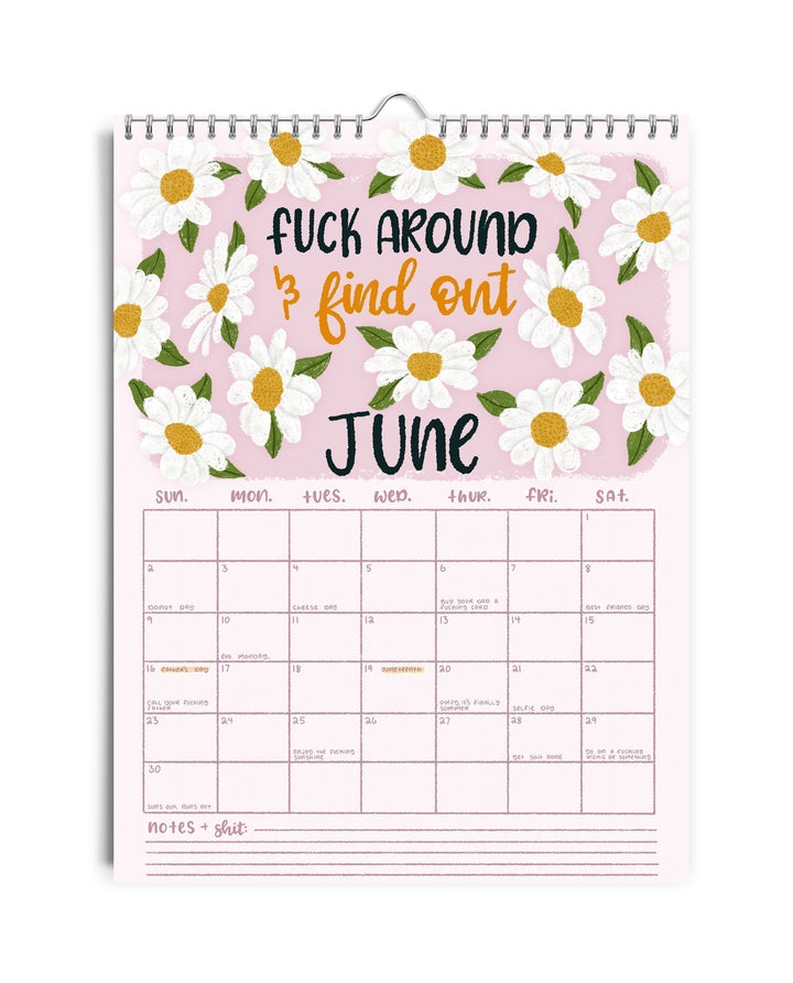 Lisslune | CALENDAR FOR 2025 – DAMN IT AGAIN