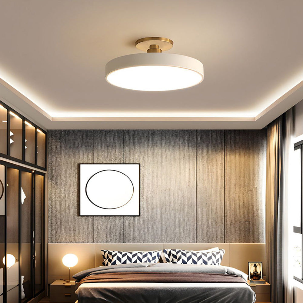Lisslune | Modern LED Semi Flush Mount Ceiling Light | Energy-Saving. Durable Design for Hallway. Dining Room & Living Room