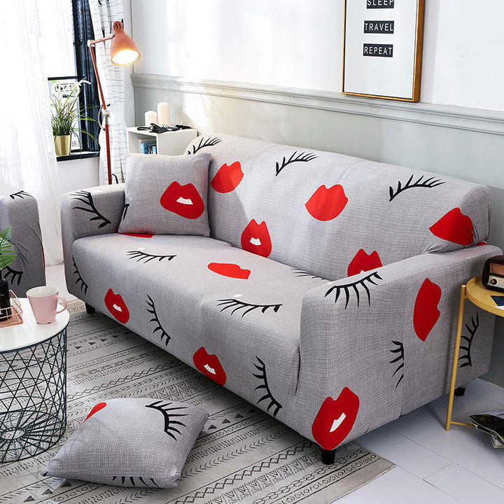 Lisslune | Simple Printed Elastic Sofa Cover