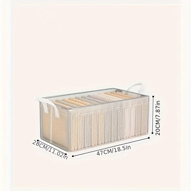 Lisslune | Compact Multi-Tier Dress Storage Organizer - Washable and Foldable for Pants & T-Shirts